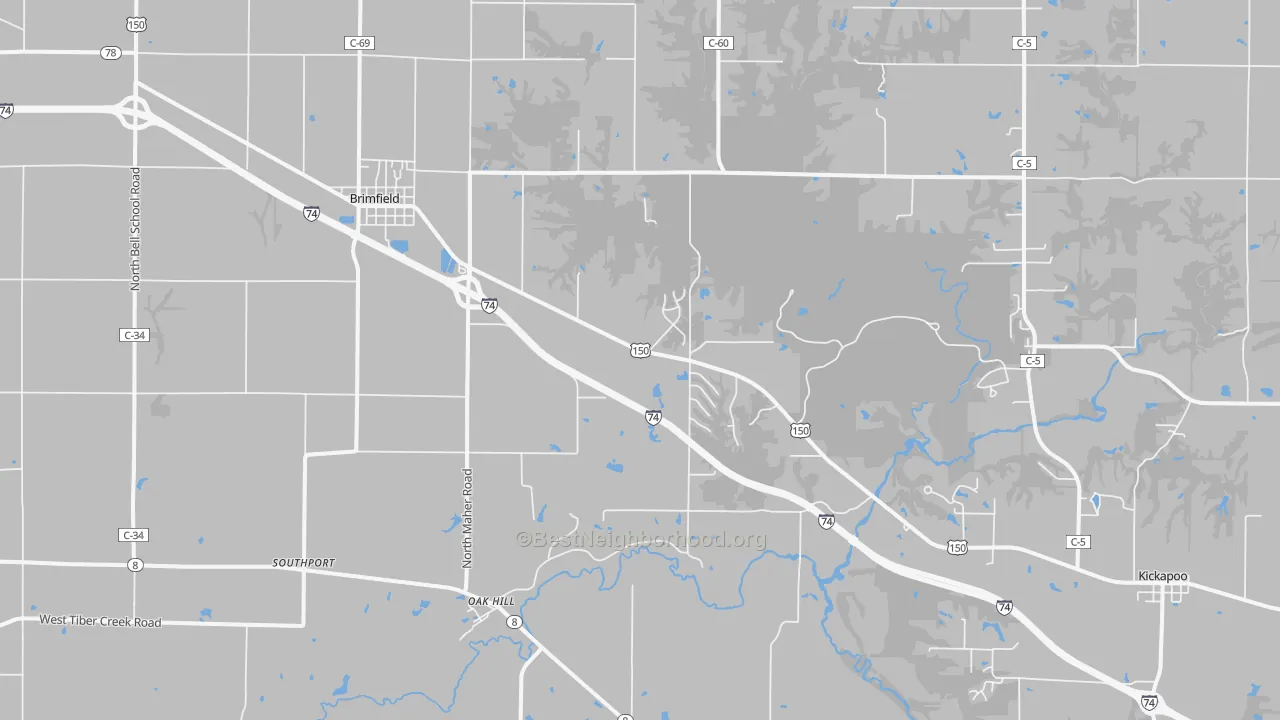 Transit Grade map of 61517, IL