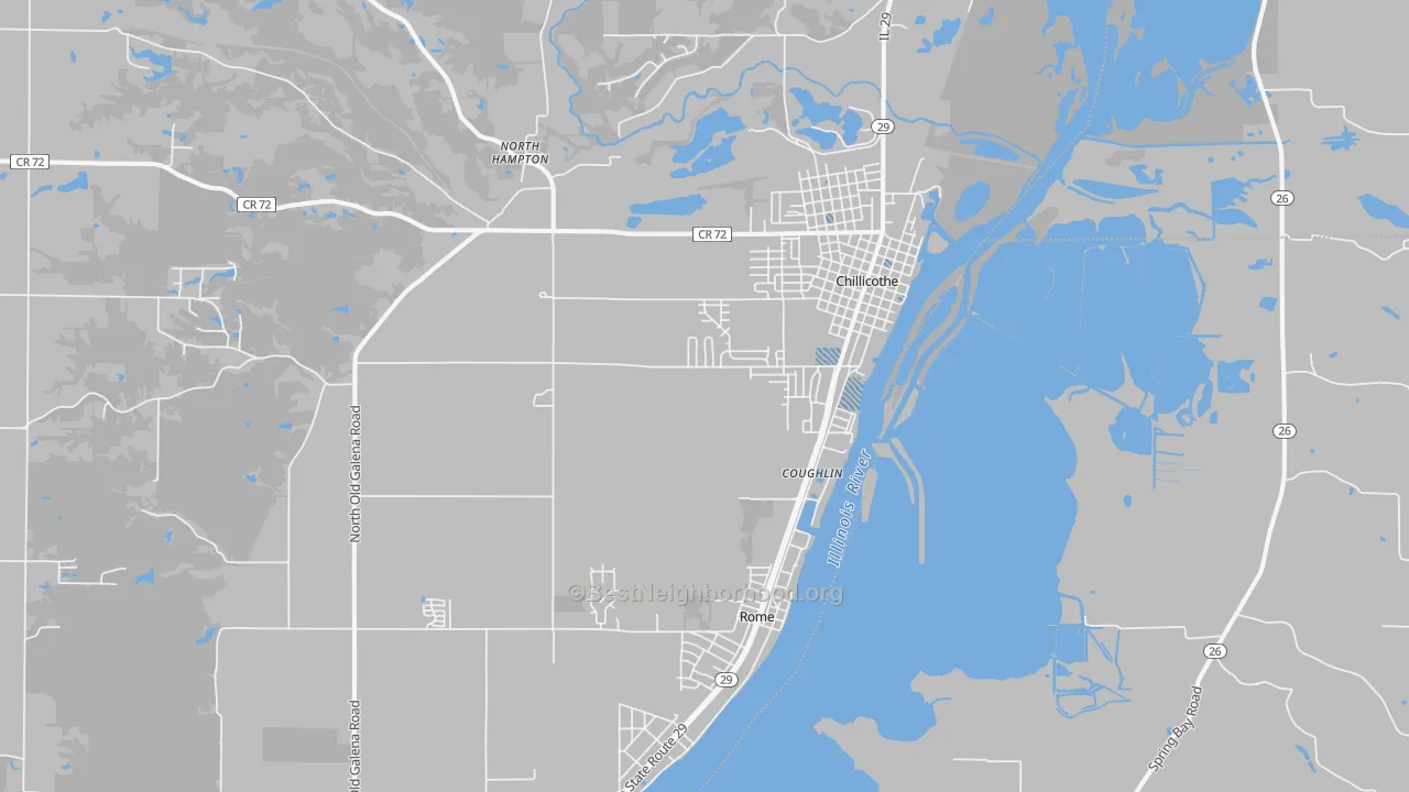 Transit Grade map of 61523, IL