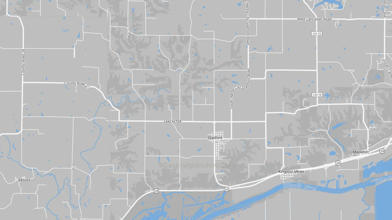 Transit Grade map of 61533, IL