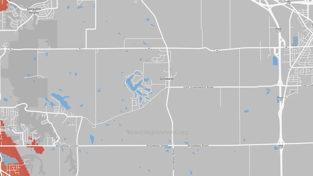 Transit Grade map of 61535, IL