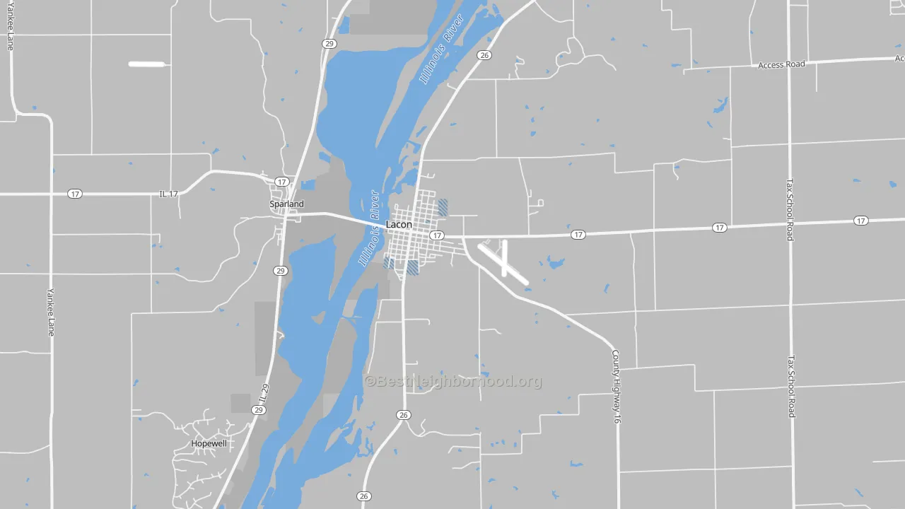 Transit Grade map of 61540, IL
