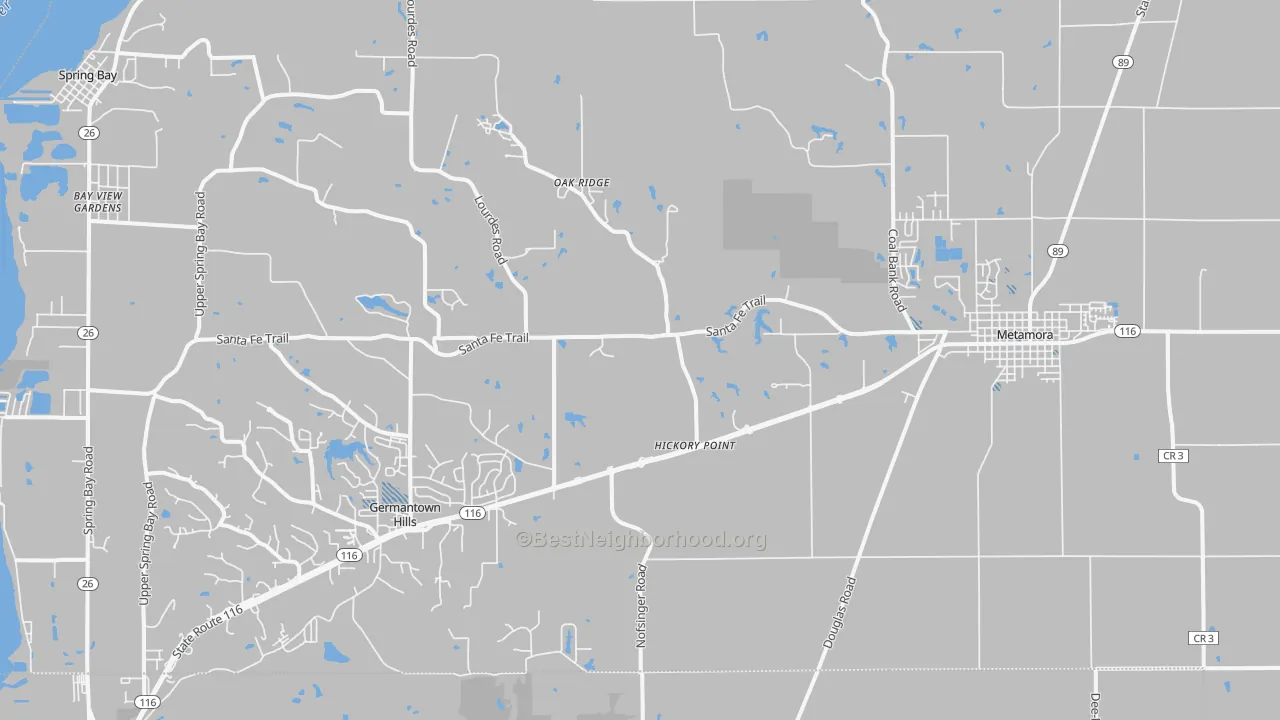Transit Grade map of 61548, IL