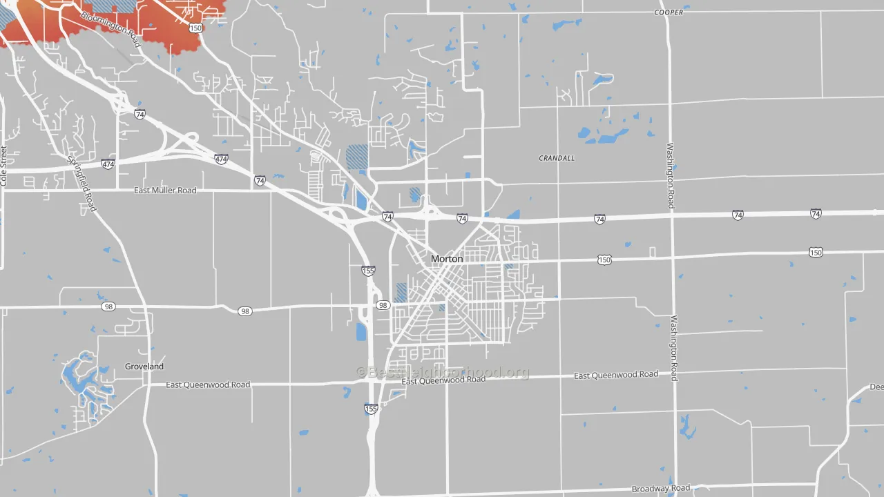 Transit Grade map of 61550, IL