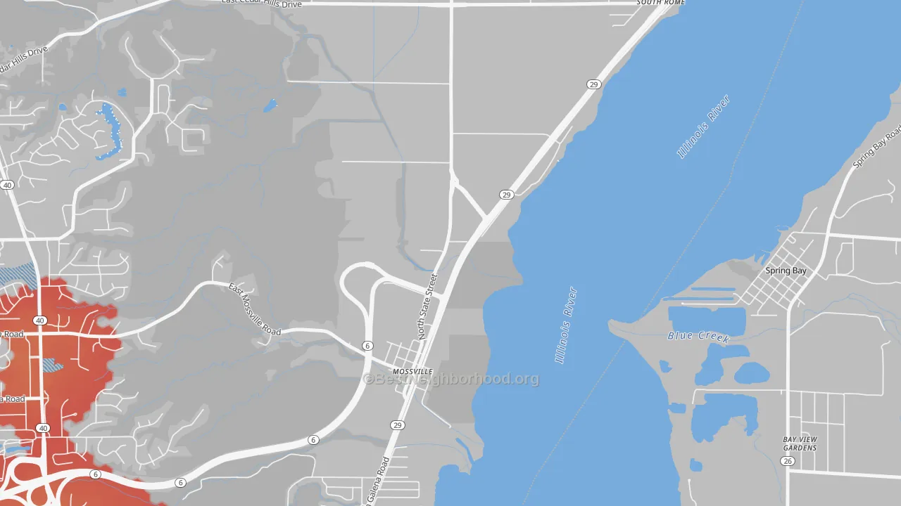 Transit Grade map of 61552, IL