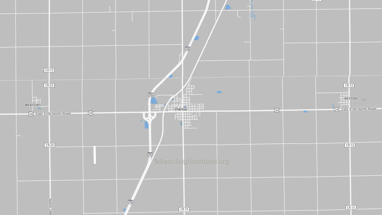 Transit Grade map of 61726, IL