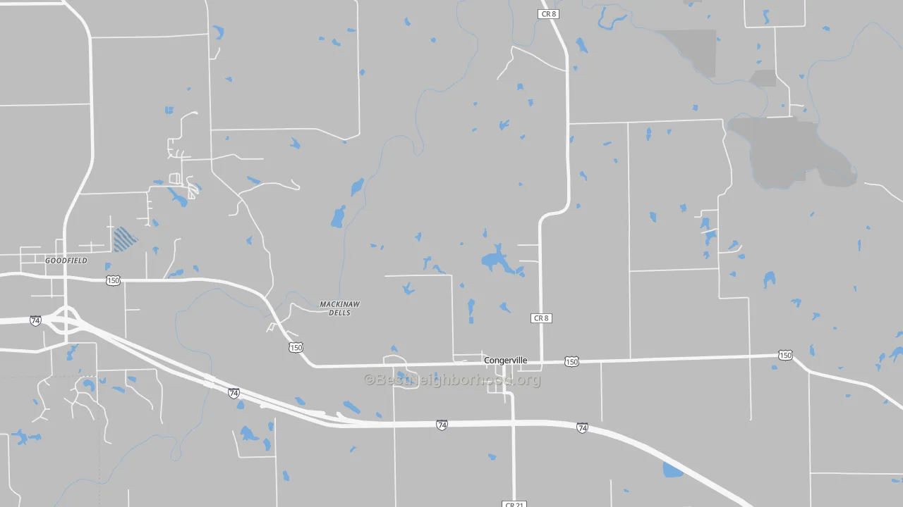 Transit Grade map of 61729, IL