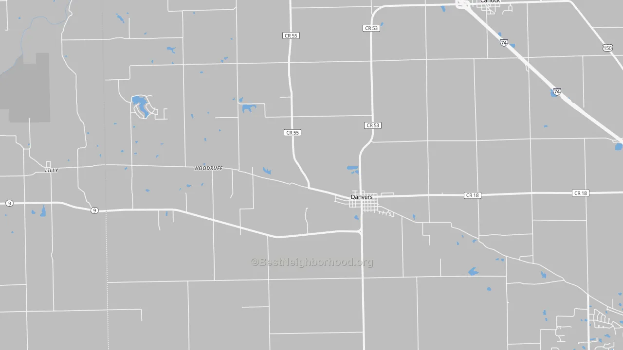 Transit Grade map of 61732, IL