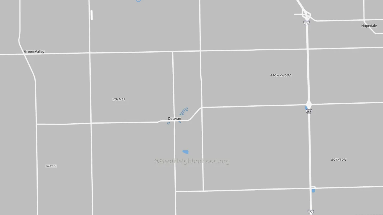 Transit Grade map of 61734, IL