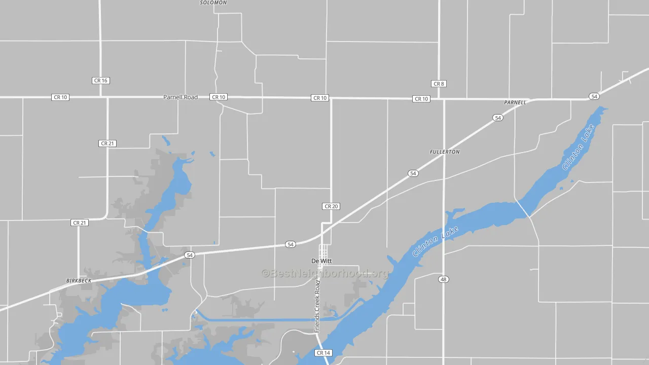 Transit Grade map of 61735, IL