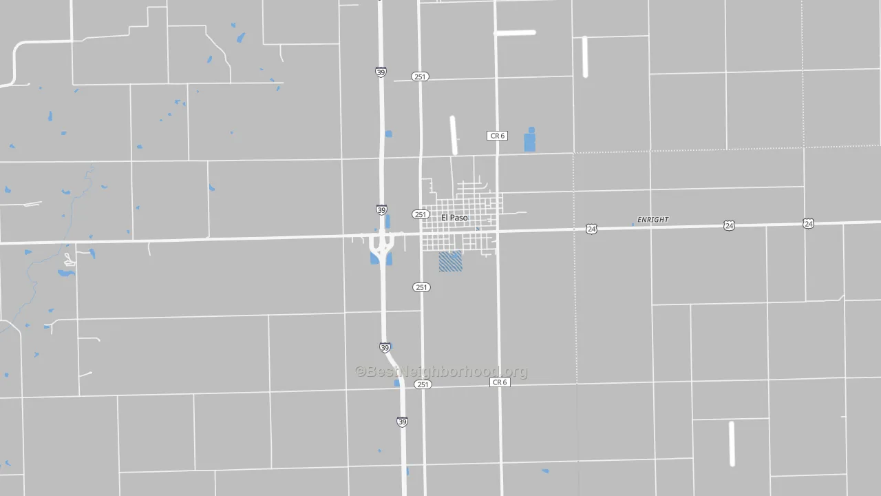 Transit Grade map of 61738, IL