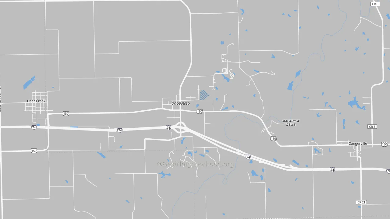 Transit Grade map of 61742, IL