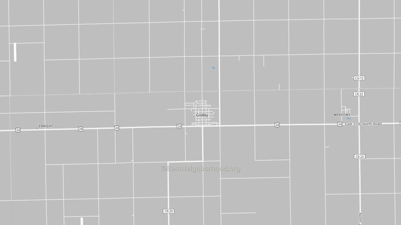 Transit Grade map of 61744, IL