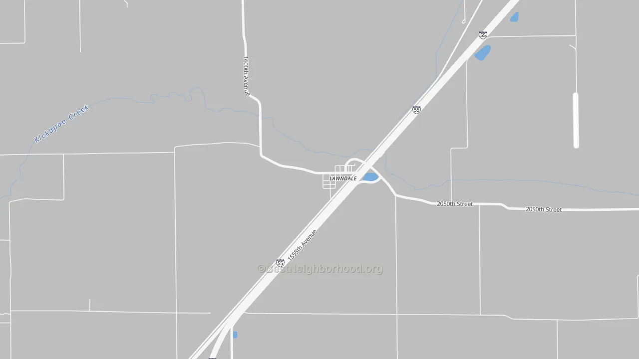 Transit Grade map of 61751, IL