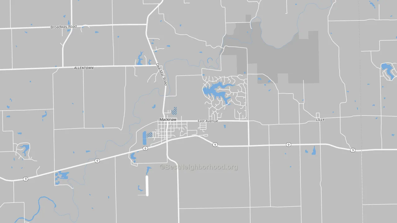 Transit Grade map of 61755, IL