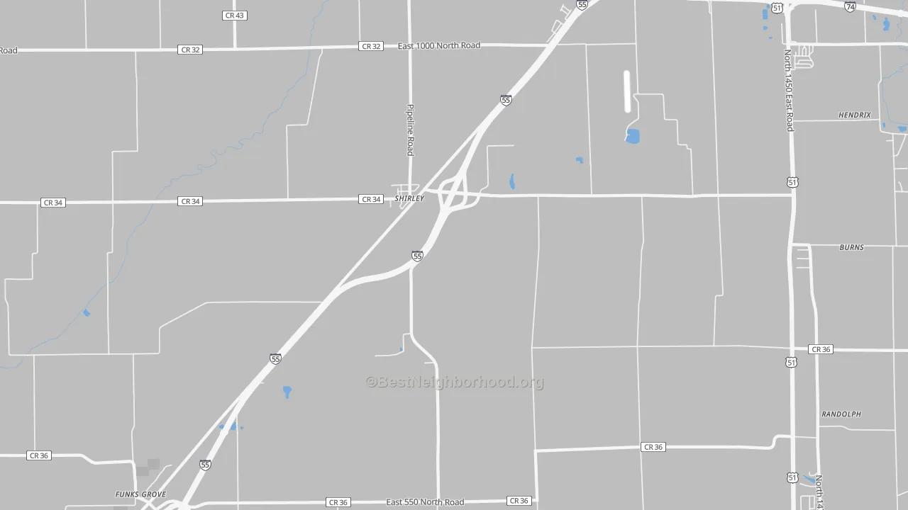 Transit Grade map of 61772, IL