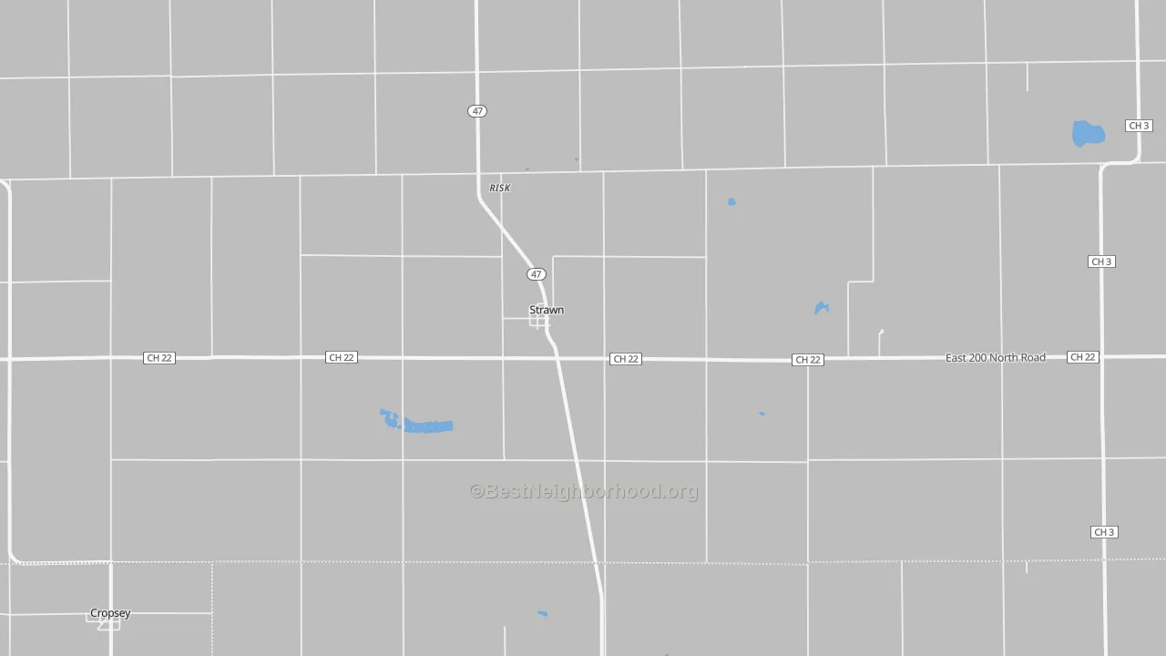 Transit Grade map of 61775, IL