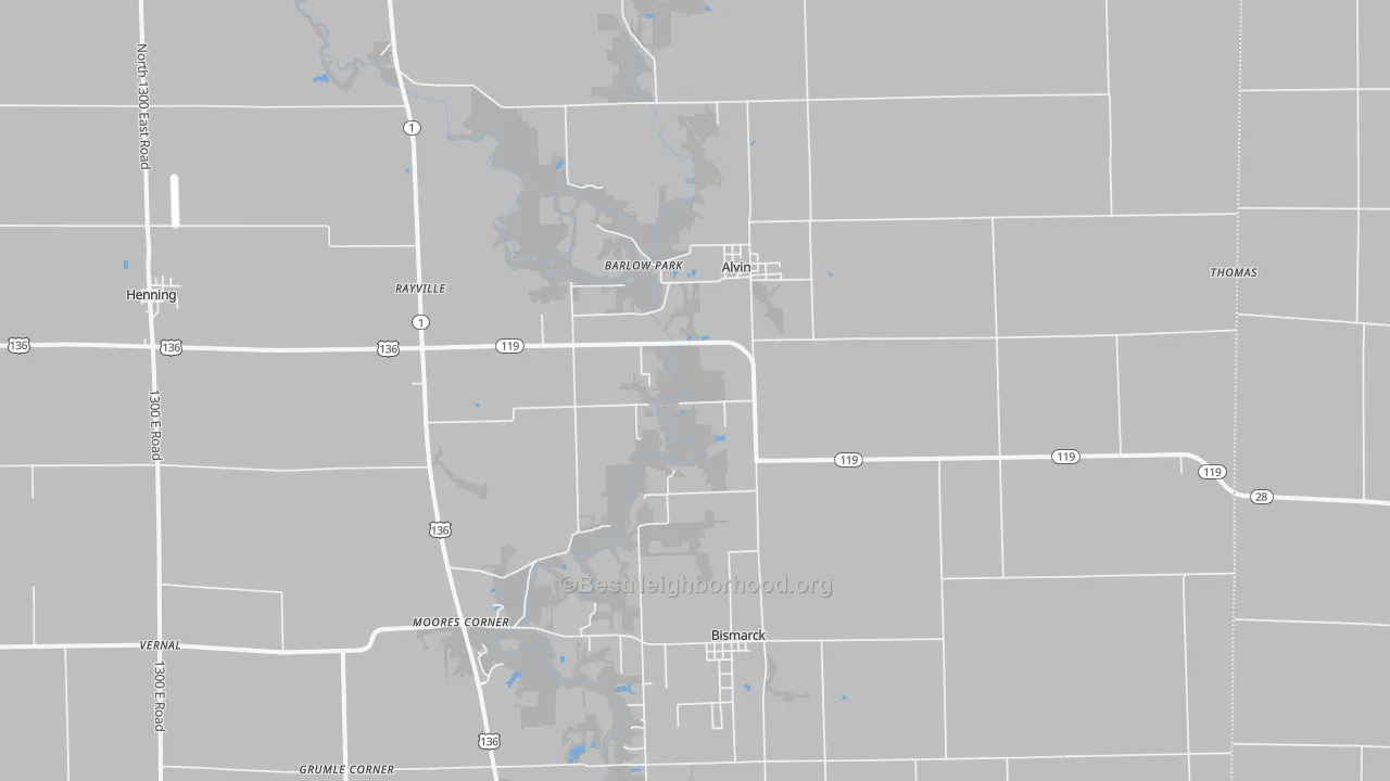 Transit Grade map of 61811, IL