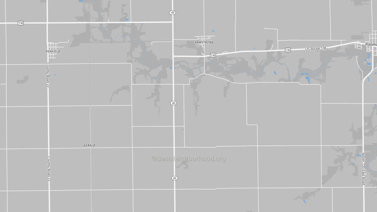 Transit Grade map of 61812, IL