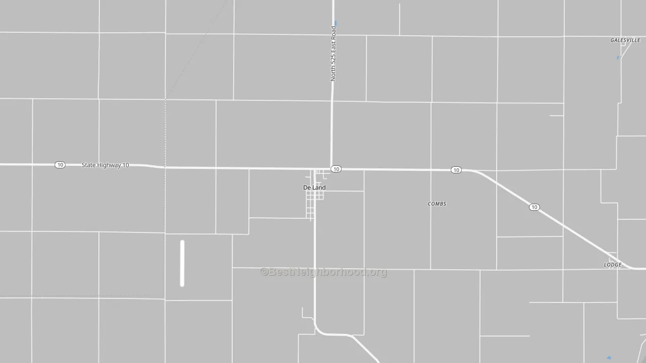 Transit Grade map of 61839, IL