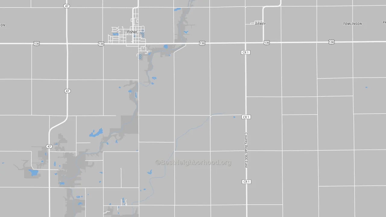 Transit Grade map of 61840, IL