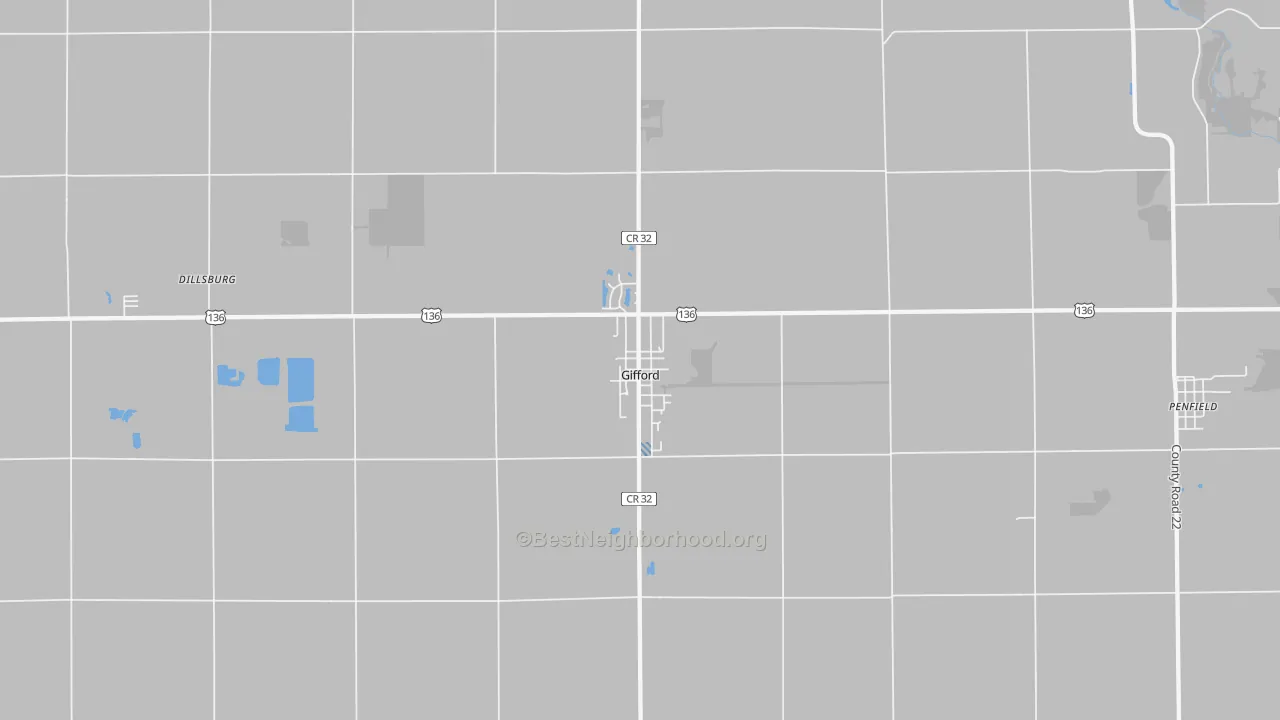 Transit Grade map of 61847, IL