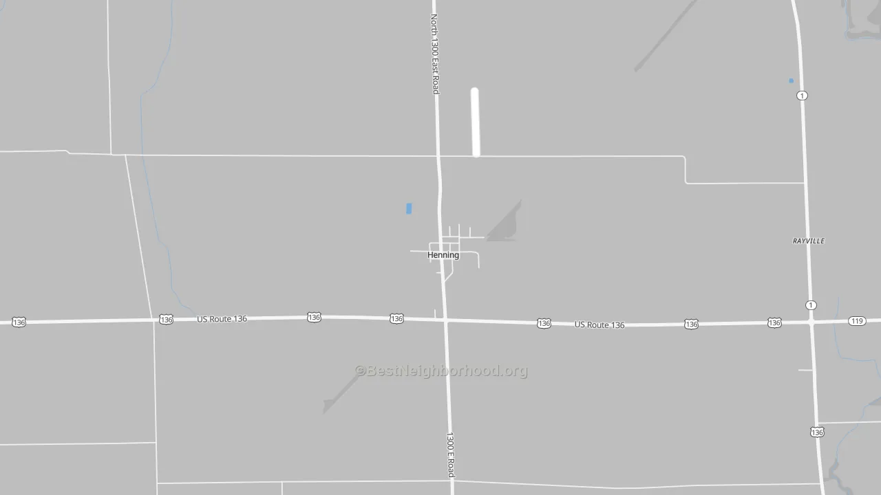Transit Grade map of 61848, IL
