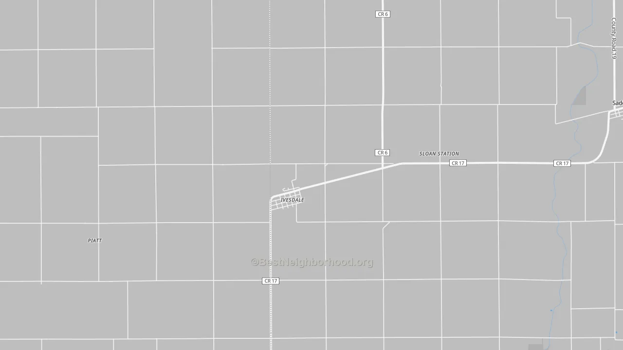 Transit Grade map of 61851, IL