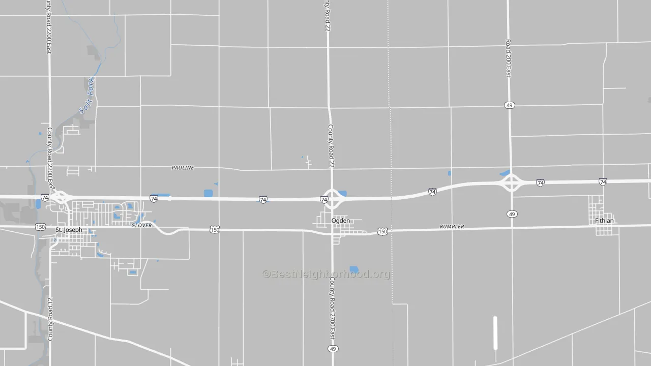 Transit Grade map of 61859, IL