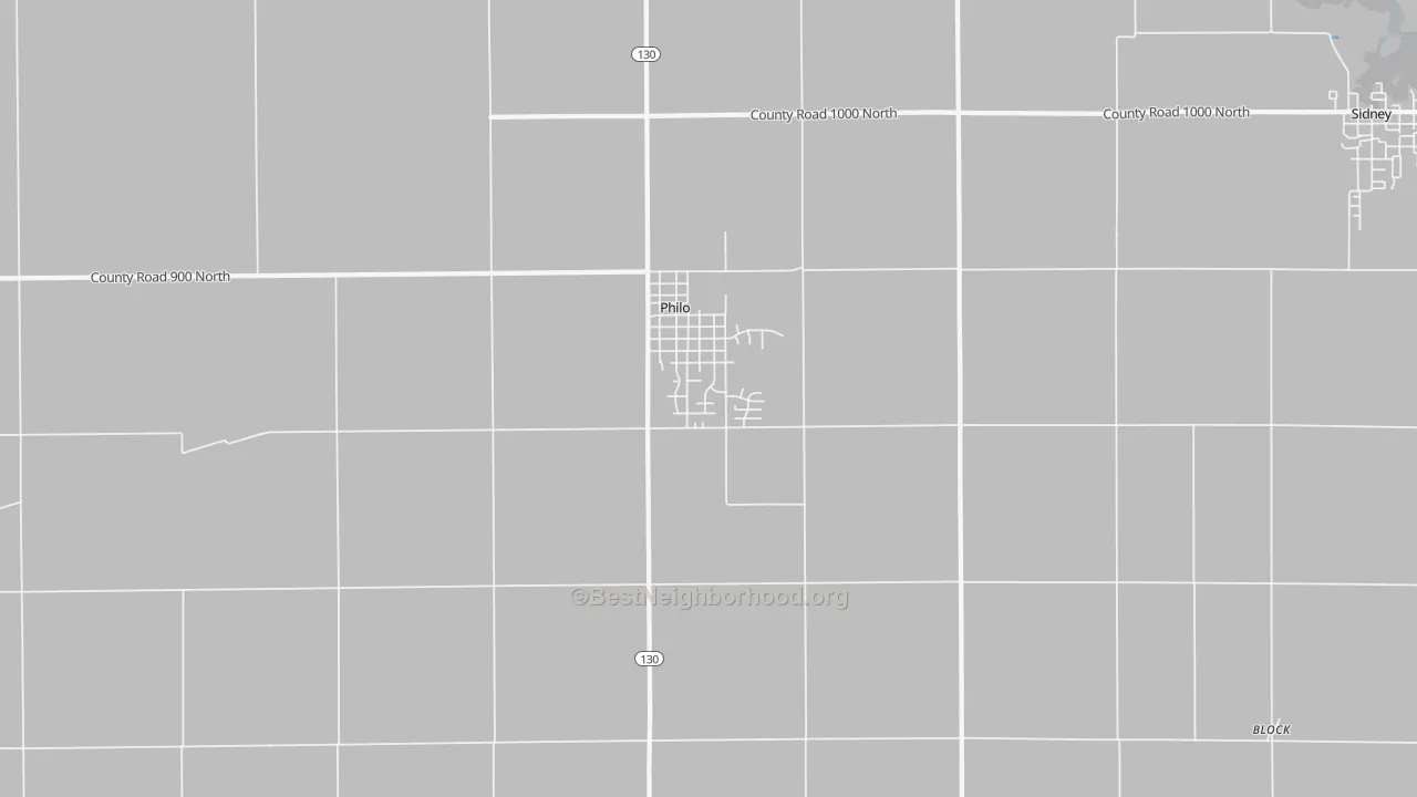 Transit Grade map of 61864, IL