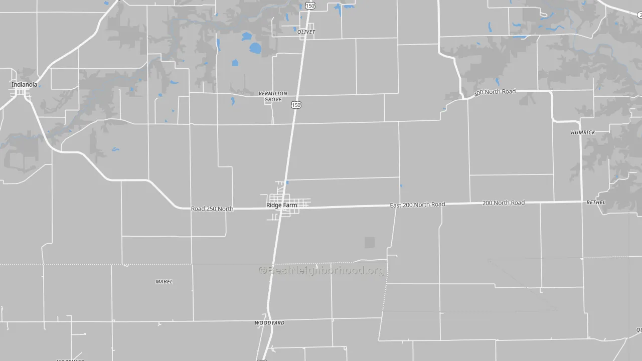 Transit Grade map of 61870, IL