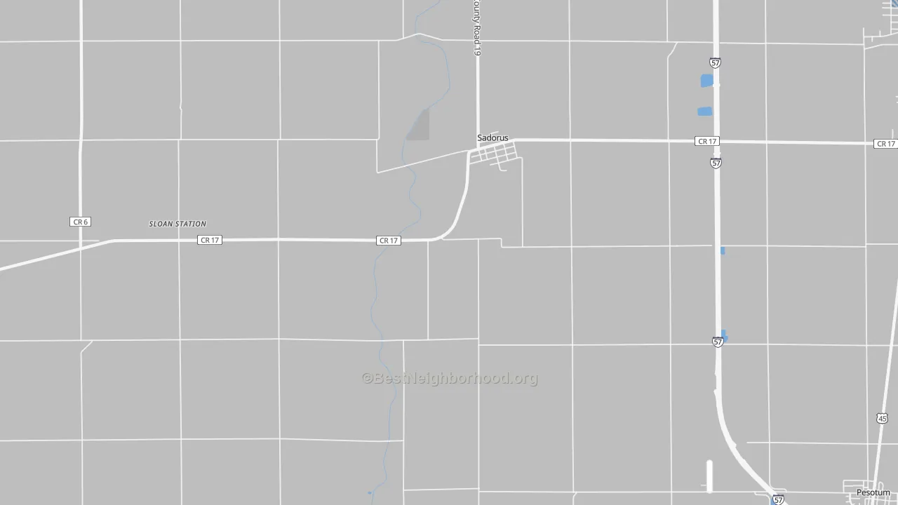 Transit Grade map of 61872, IL