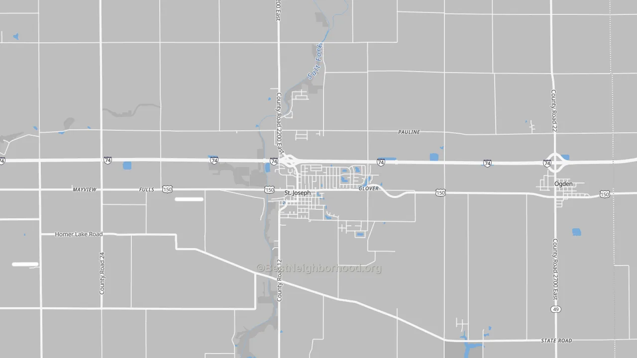 Transit Grade map of 61873, IL