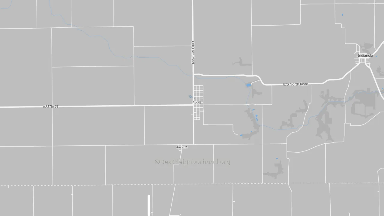 Transit Grade map of 61876, IL