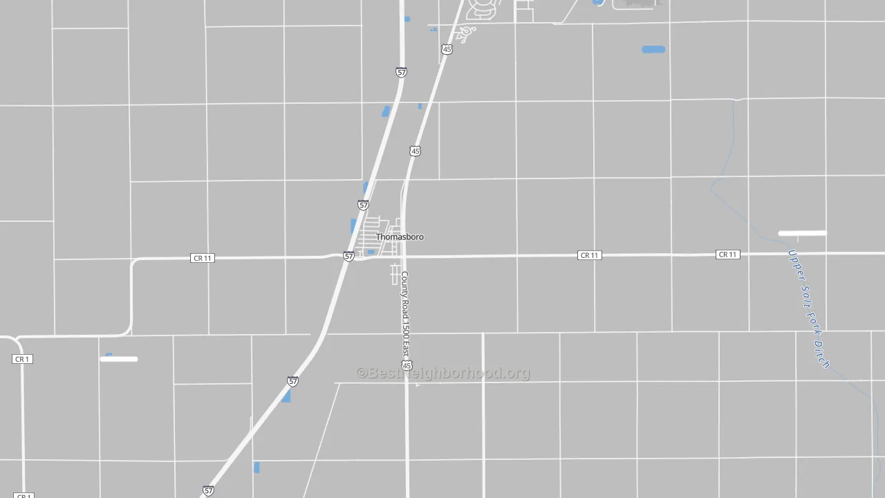 Transit Grade map of 61878, IL