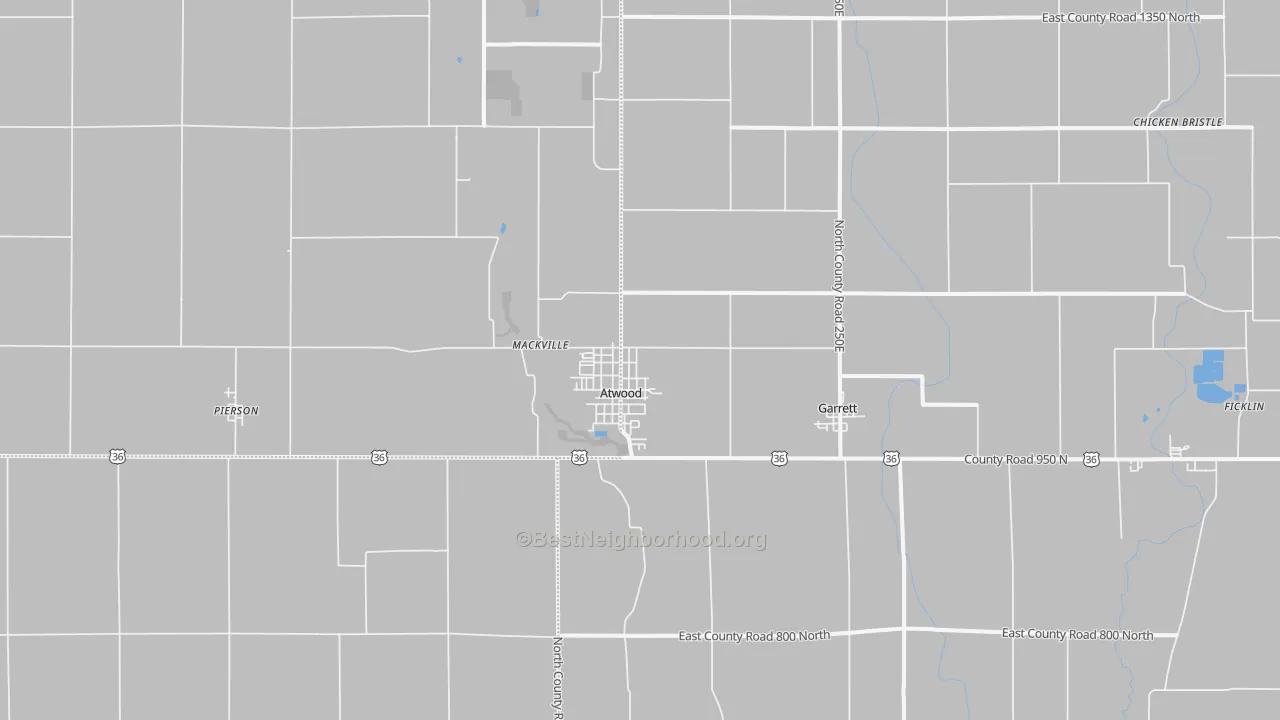 Transit Grade map of 61913, IL