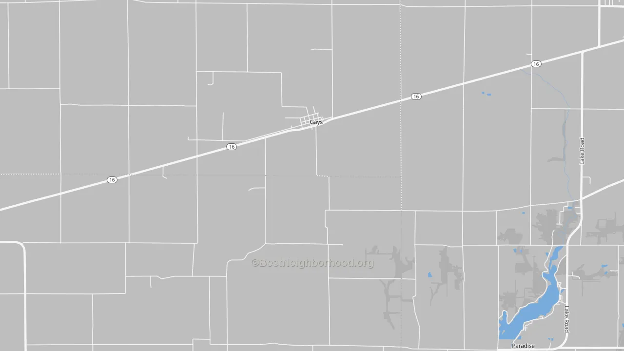 Transit Grade map of 61928, IL