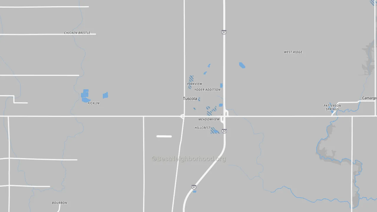 Transit Grade map of 61953, IL