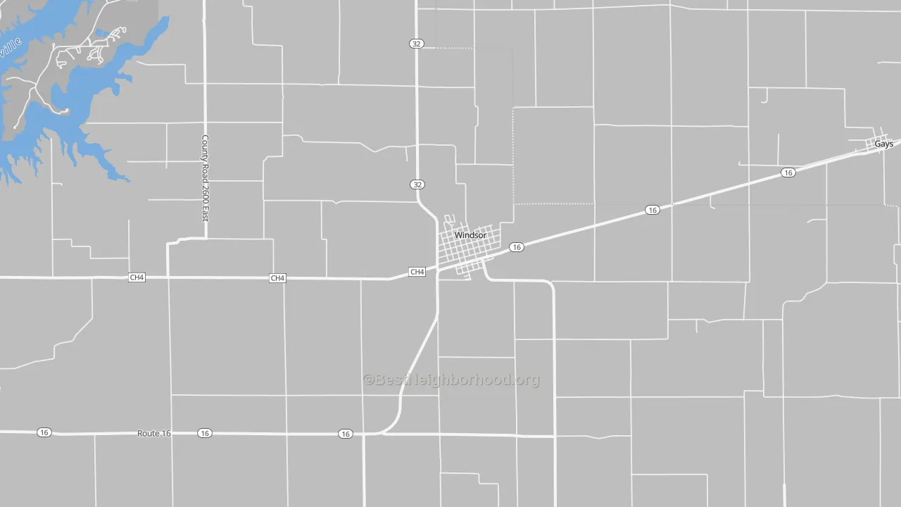 Transit Grade map of 61957, IL