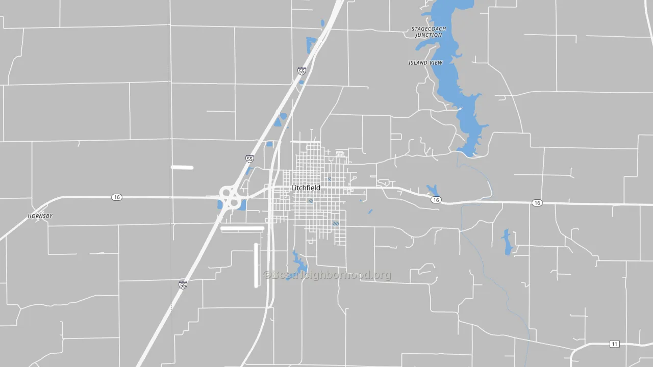 Transit Grade map of 62056, IL