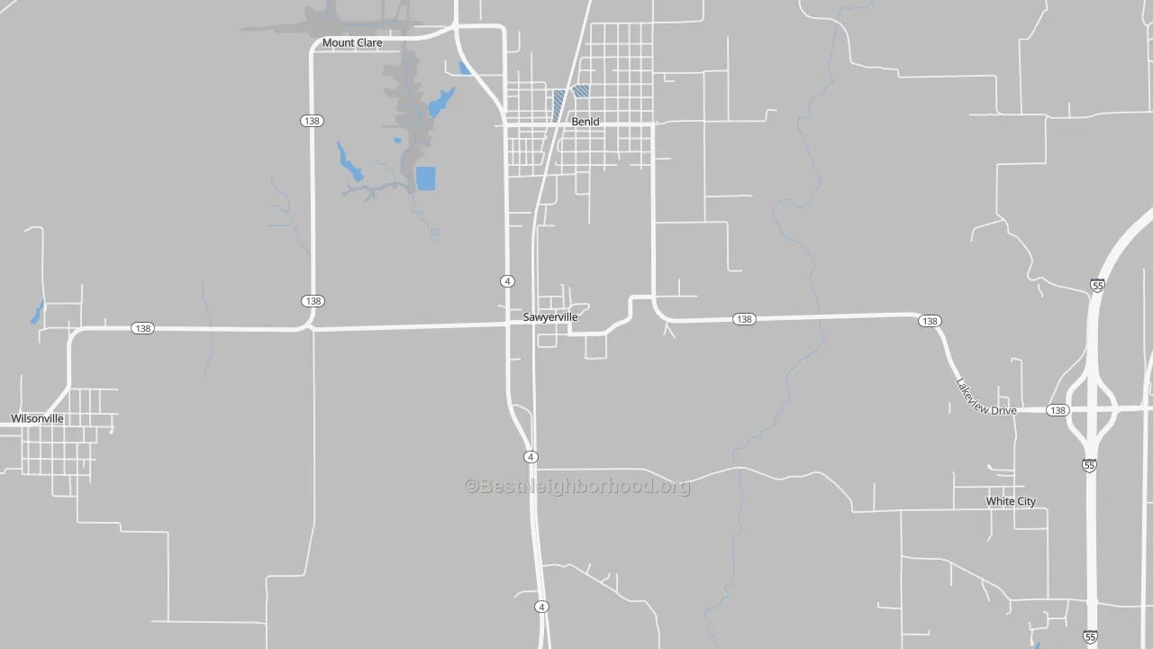Transit Grade map of 62085, IL