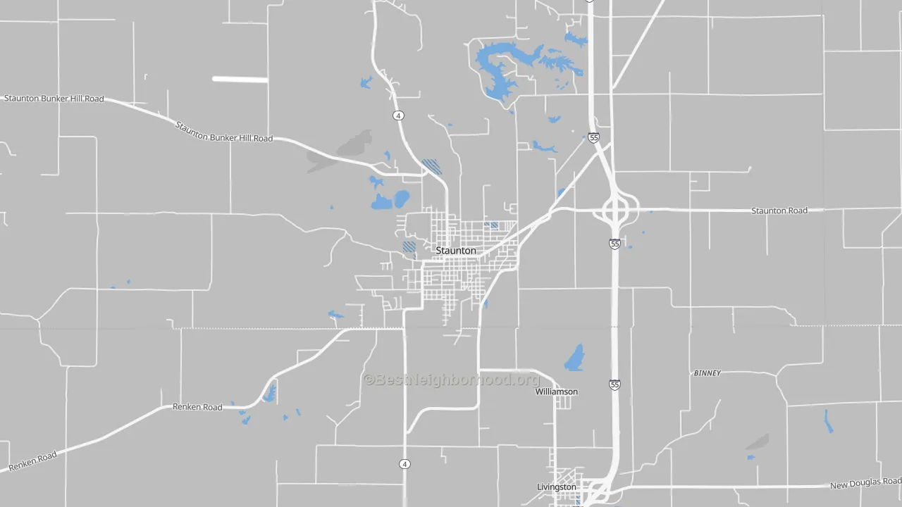 Transit Grade map of 62088, IL