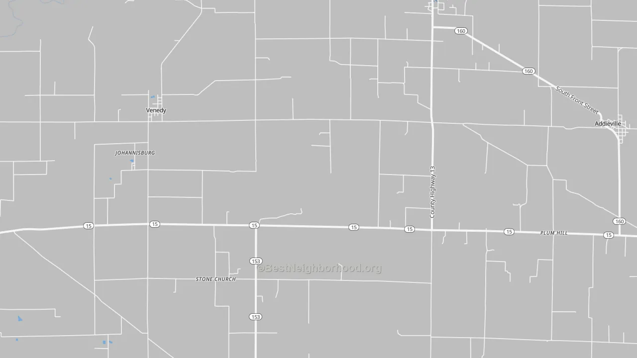 Transit Grade map of 62214, IL