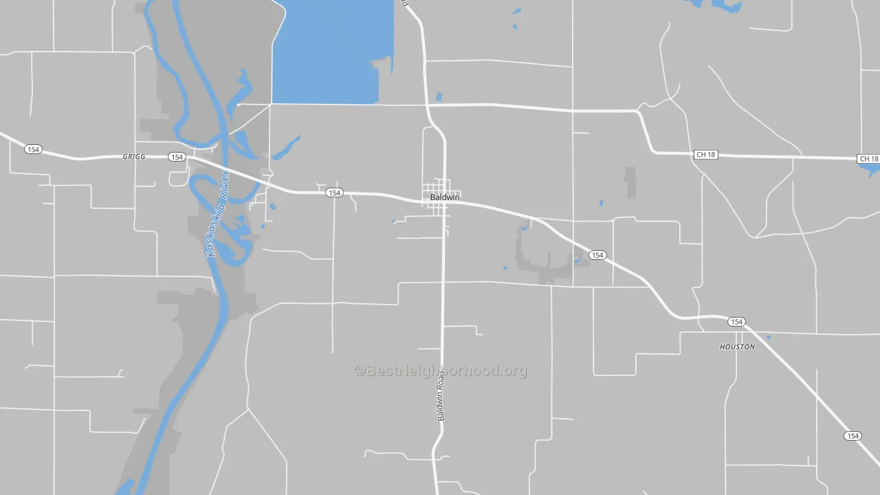 Transit Grade map of 62217, IL