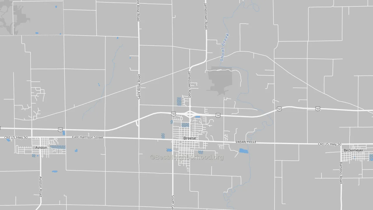 Transit Grade map of 62230, IL