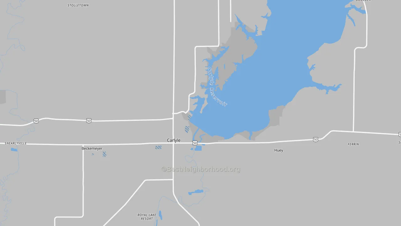 Transit Grade map of 62231, IL