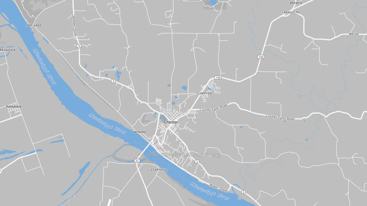 Transit Grade map of 62233, IL