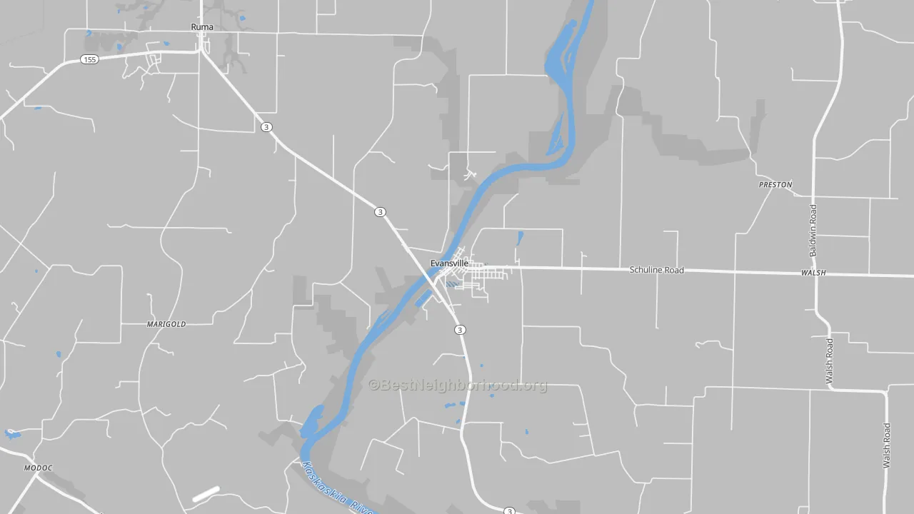 Transit Grade map of 62242, IL