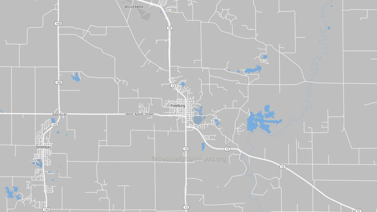 Transit Grade map of 62243, IL