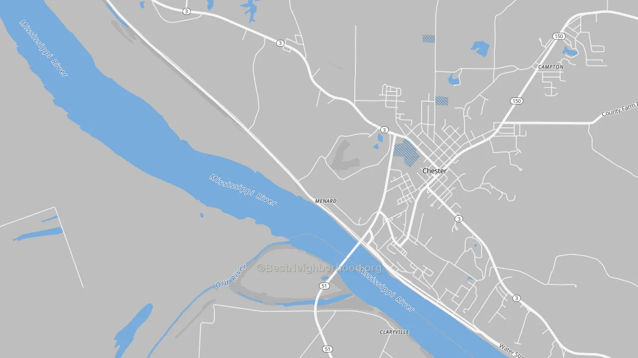 Transit Grade map of 62259, IL