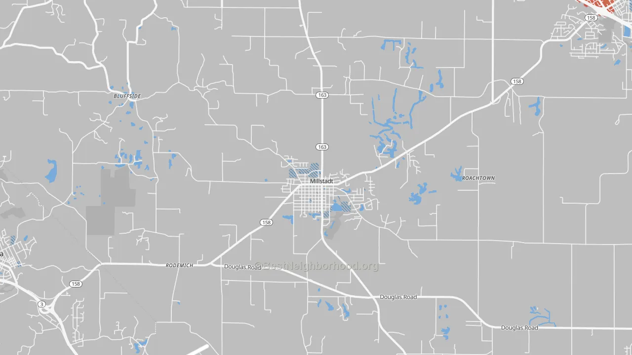 Transit Grade map of 62260, IL